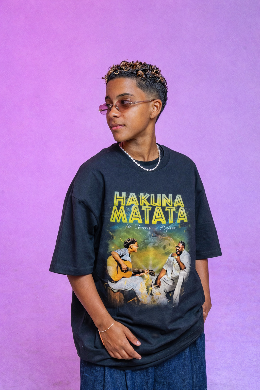 T-Shirt OVERSIZE - HAKUNA MATATA (Adulte)