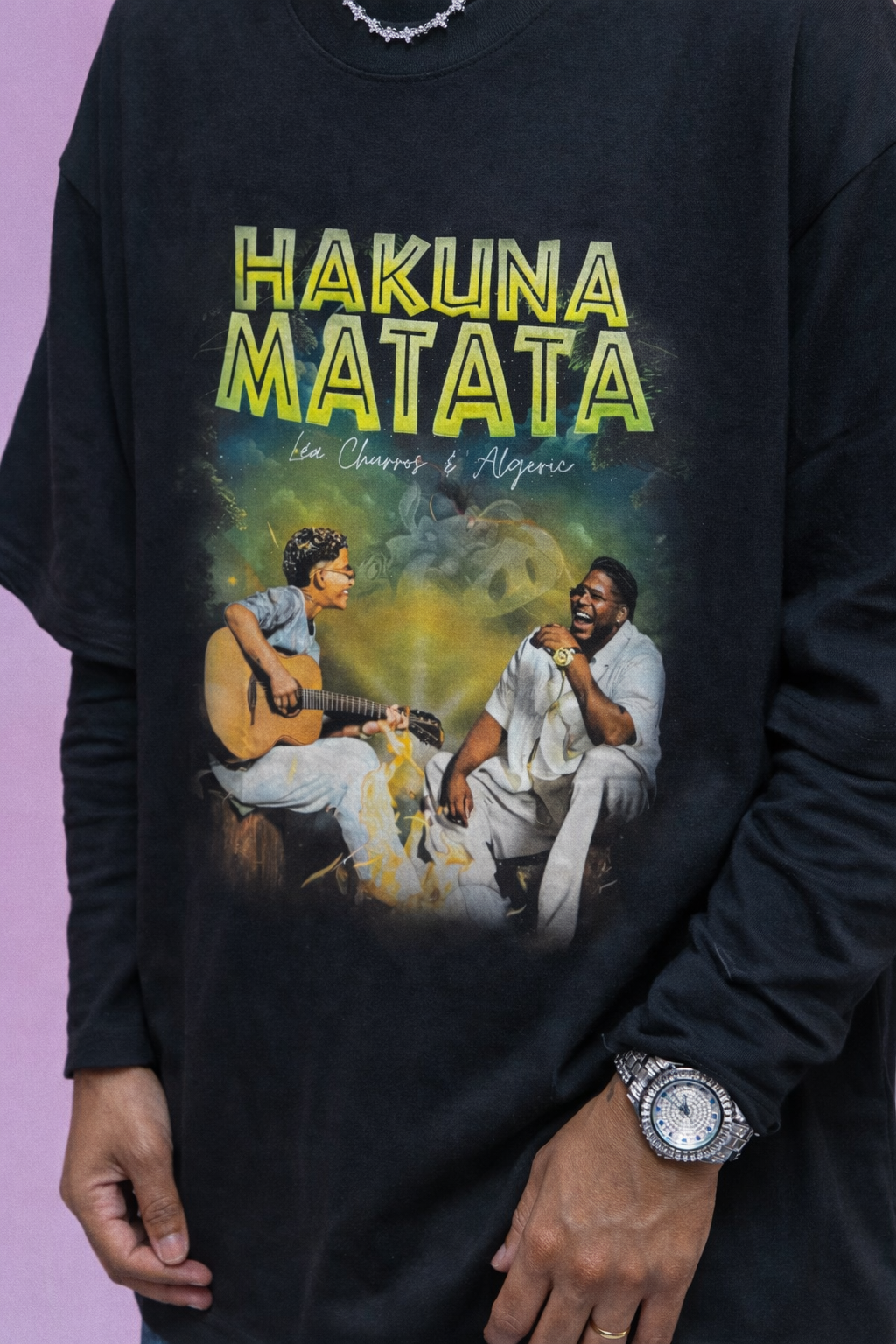 T-Shirt OVERSIZE - HAKUNA MATATA (Adulte)